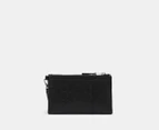 Marc Jacobs The Slim 84 Croc-Embossed Top Zip Wristlet - Black