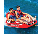 Wow Watersports 2P Person Coupe Inflatable Towable Water Ski Tube 15-1030