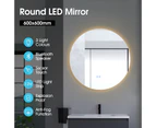 Vanity Mirror with Lights Backlit 600/800mm Makeup Bathroom LED Mirror Dimmable Bluetooth Speaker