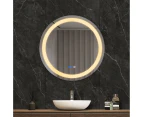 600/800mm Bathroom Mirror with Light LED Crystal Vanity Makeup Mirror Bluetooth Speaker
