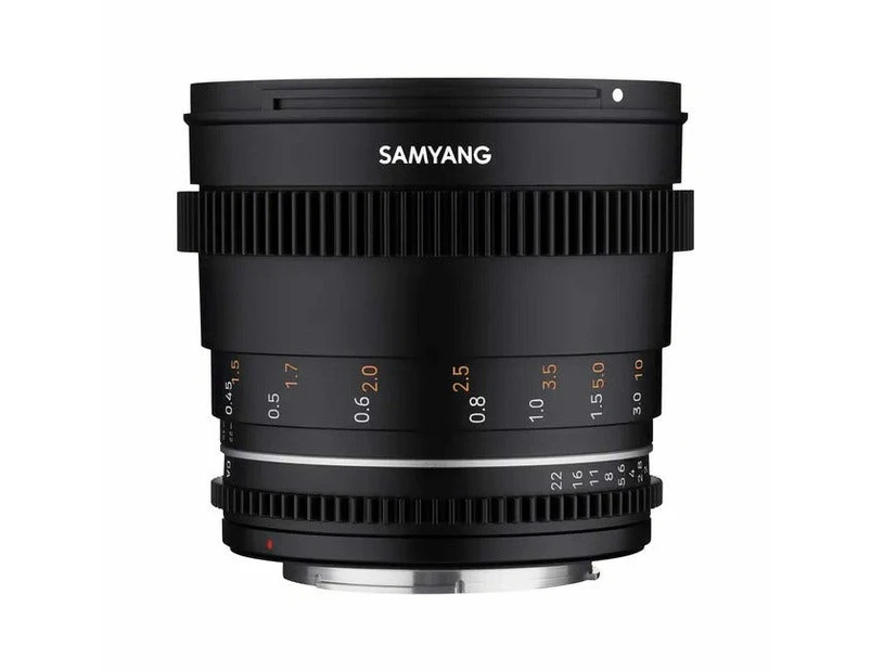 SAMYANG 50mm T/1.5 MK2 VDSLR Canon EF Full Frame - Black