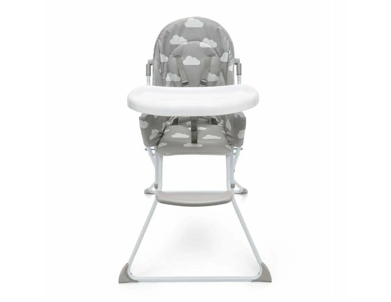 Flat Fold Highchair - Anko - Grey