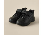 Fila Boys Strap Sneaker - Udine - Black