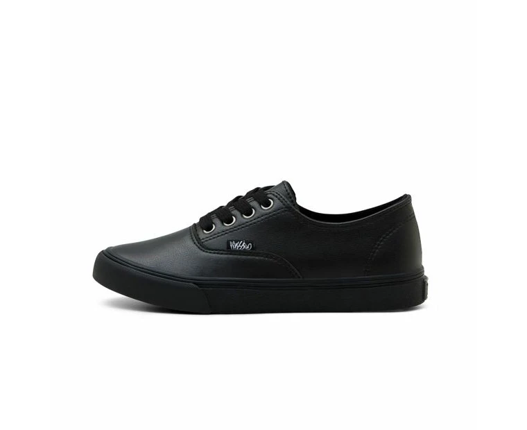 Mossimo Boys Senior PU Sneaker - Quinn - Black