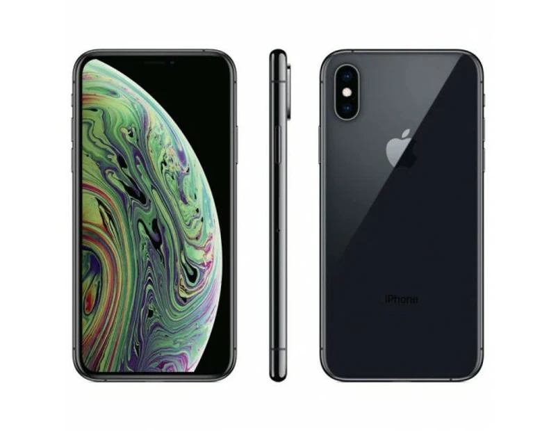 Apple iPhone XS 64GB [Refurbished - Excellent] - Space Grey - Space Grey - Refurbished Grade A