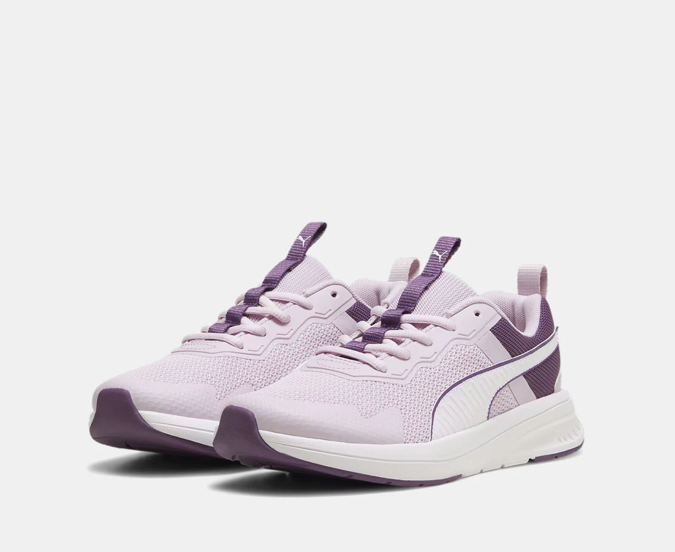 Puma Youth Girls' Evolve Run Mesh Sneakers - Crushed Berry/Grape Mist