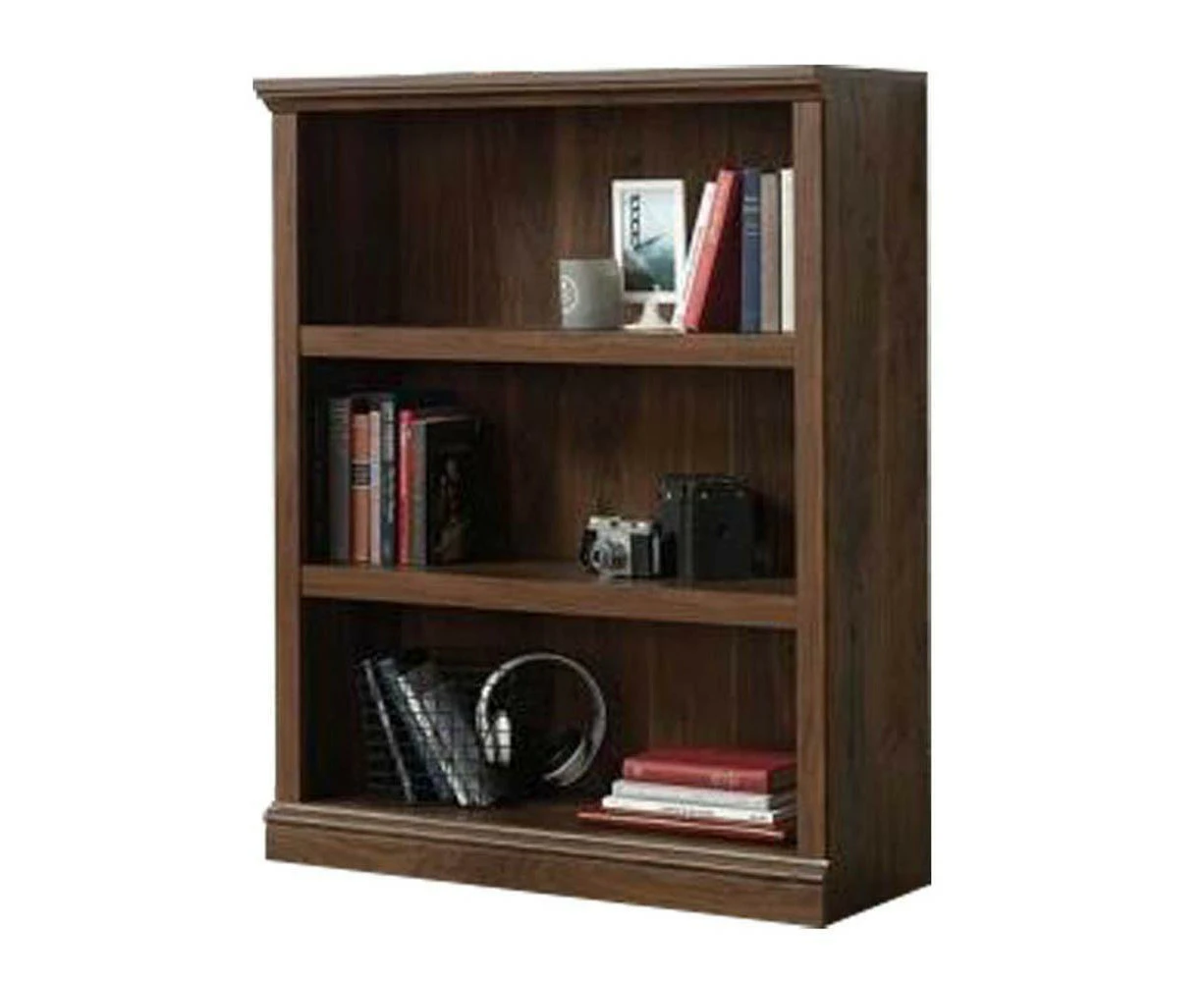 Emalie 3-Shelf Display Bookcase - Grand Walnut