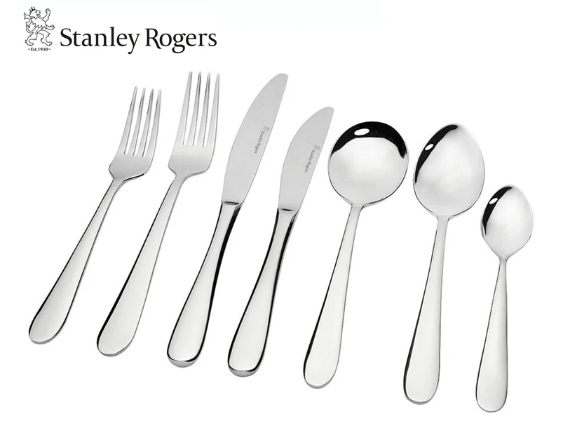 56pc Stanley Rogers Albany Stainless Steel Cutlery Family Tableware Party Set