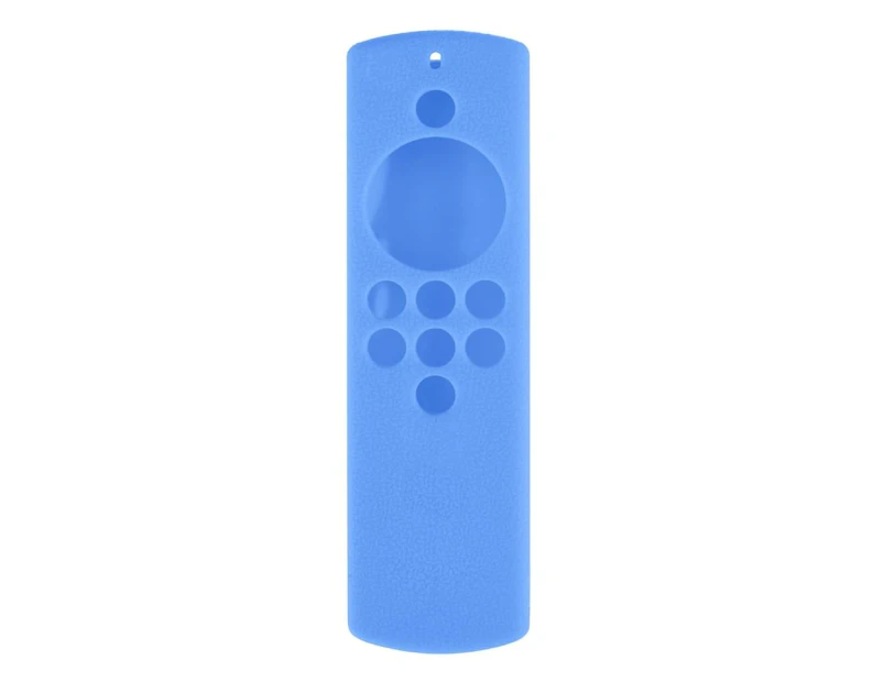 Shockproof Anti-fall Remote Control Case Silicone Cover for Amazon Alexa Voice Remote Lite/Fire TV Stick Lite-Luminous Blue 1