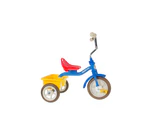 Italtrike 10" Transporter Trike - Colorama (Blue, Red, Yellow) - Red/Blue/Yellow