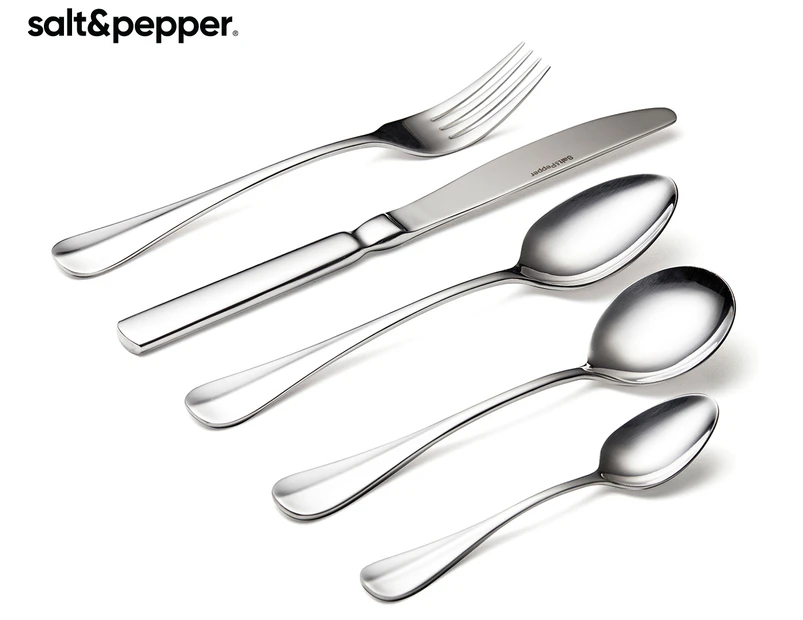 Salt & Pepper 40-Piece Zurich Stainless Steel Cutlery Set