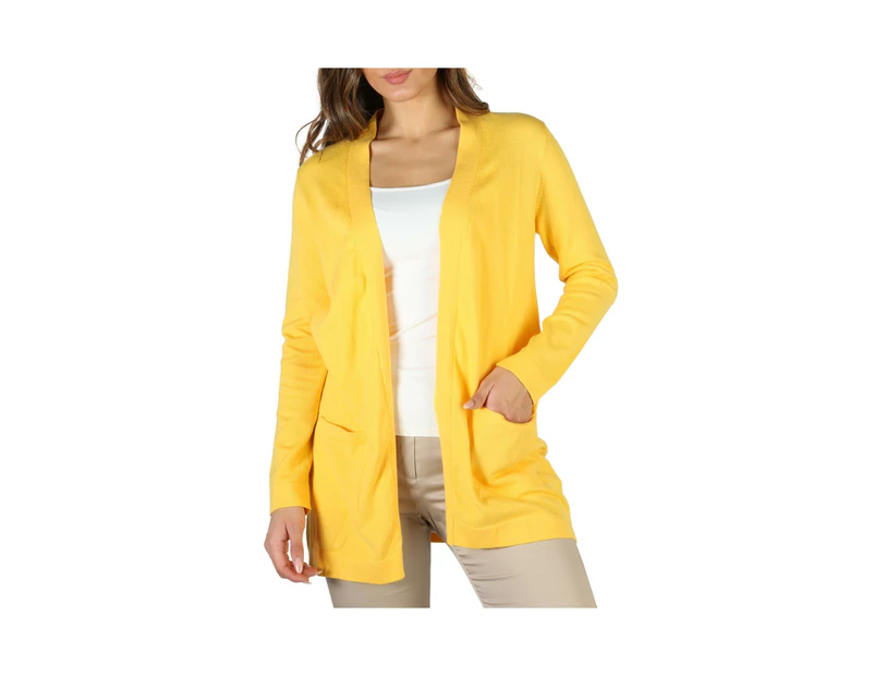 Cotton Long Sleeve Sweater - Yellow