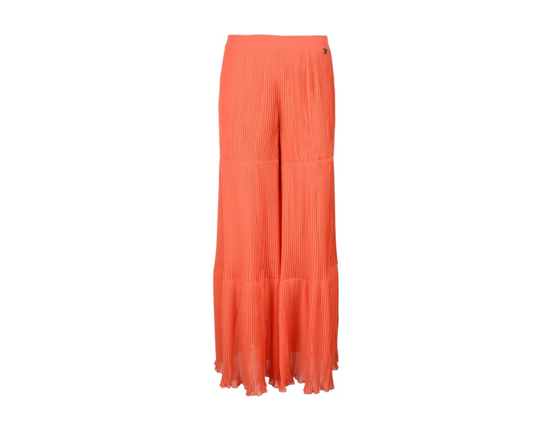 Pink Plain Trousers - Pink