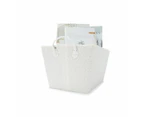 Boucle Tapered Basket - Anko - White