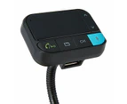 Car Bluetooth FM Transmitter with USB - Anko - Black