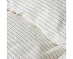 Arlo Stonewash Stripe Quilt Cover Set - Green