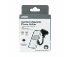 Suction Cup Magnetic Phone Holder - Anko - Black