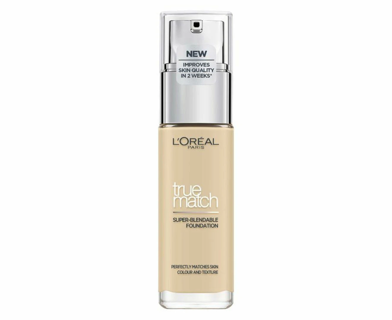 L'Oreal Paris True Match Super Blendable Liquid Foundation 30mL - 1.W Golden Ivory