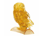 BePuzzled 3D Gold Owl Crystal Puzzle