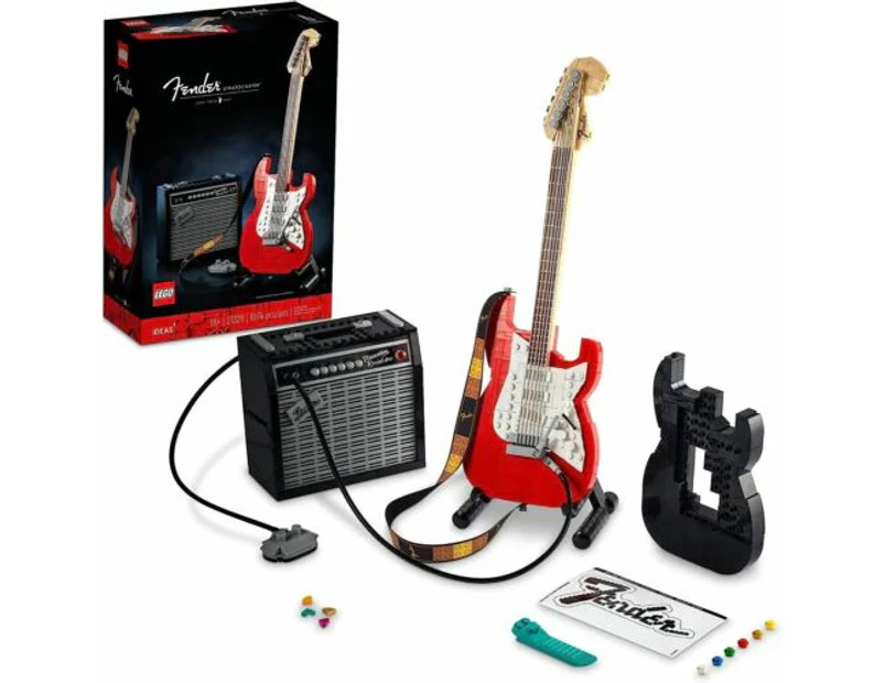 LEGO Ideas 21329 Fender Stratocaster 1970s Guitar 65 Princeton Reverb Amp