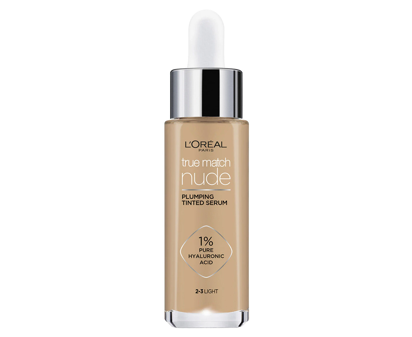 L'Oreal Paris True Match Nude Plumping Tinted Serum Light 2-3