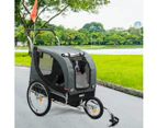 Pawz Pet Stroller Bike Trailer Foldable Pet Trailer 3-IN-1 Outdoor Sunroof