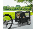 Pawz Pet Stroller Bike Trailer Foldable Pet Trailer 2-IN-1 Outdoor Sunroof