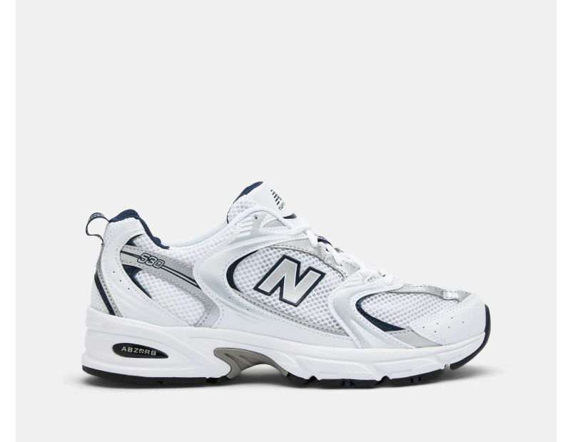 New Balance Unisex 530 Running Shoes - White/Natural Indigo