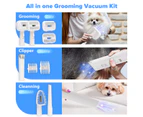 ADVWIN Pet Grooming Kit Vacuum 5in1 Dog Cat Hair Dryer Remover Clipper Brushes Cleaner
