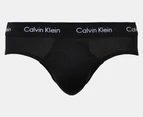 Calvin Klein Men's Cotton Stretch Hip Briefs 5-Pack - Black