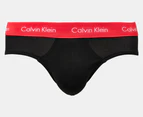Calvin Klein Men's Cotton Stretch Hip Briefs 5-Pack - Black