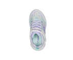 Skechers Toddler Girls' S-Lights Princess Wishes Sneakers - Lavender/Multi