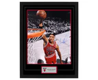 Basketball SCOTTIE PIPPEN Signed & Framed Chicago Bulls16x20 Photo (PSA COA)