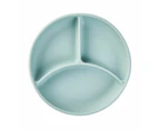 Silicone Suction Divided Plate - Anko - Green