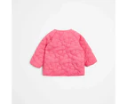 Target Baby Flower Quilted Jacket - Pink