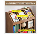 Kids Toy Storage Unit Organiser Box Multilayer Children's Book Shelves Bookcase