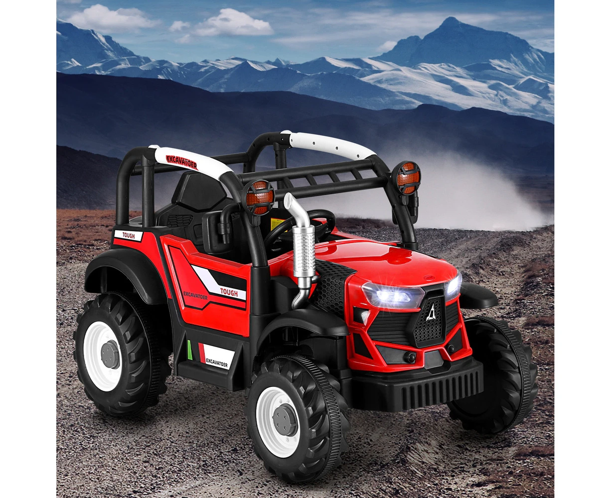 Rigo Kids Electric Ride On Car Off Road Jeep Remote 12V Red