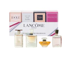 4pc Lancome Mini Travel Exclusive Women's Eau De Parfum Fragrance EDP Spray Set