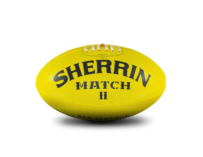 Sherrin Match II All Surface Football - Yellow