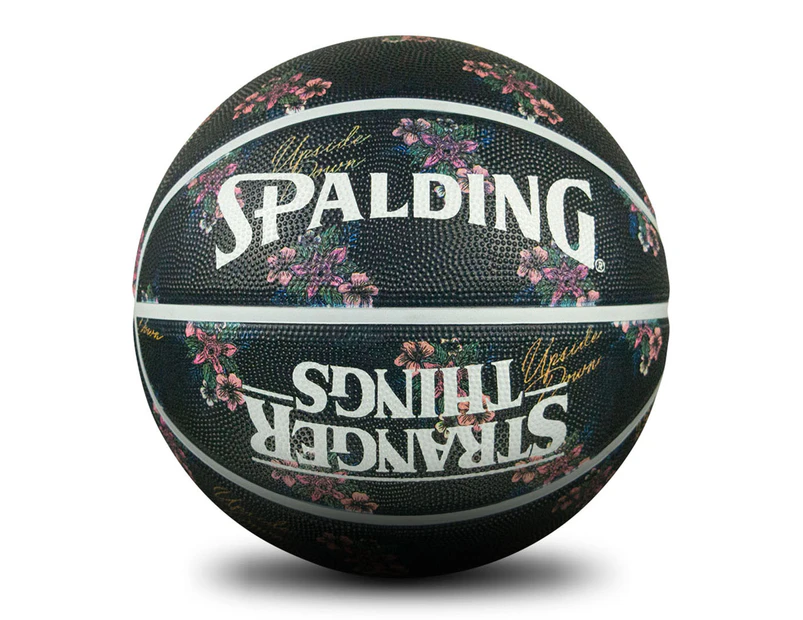 Spalding x Stranger Things Greetings Size 7 Outdoor Basketball - Cali Floral