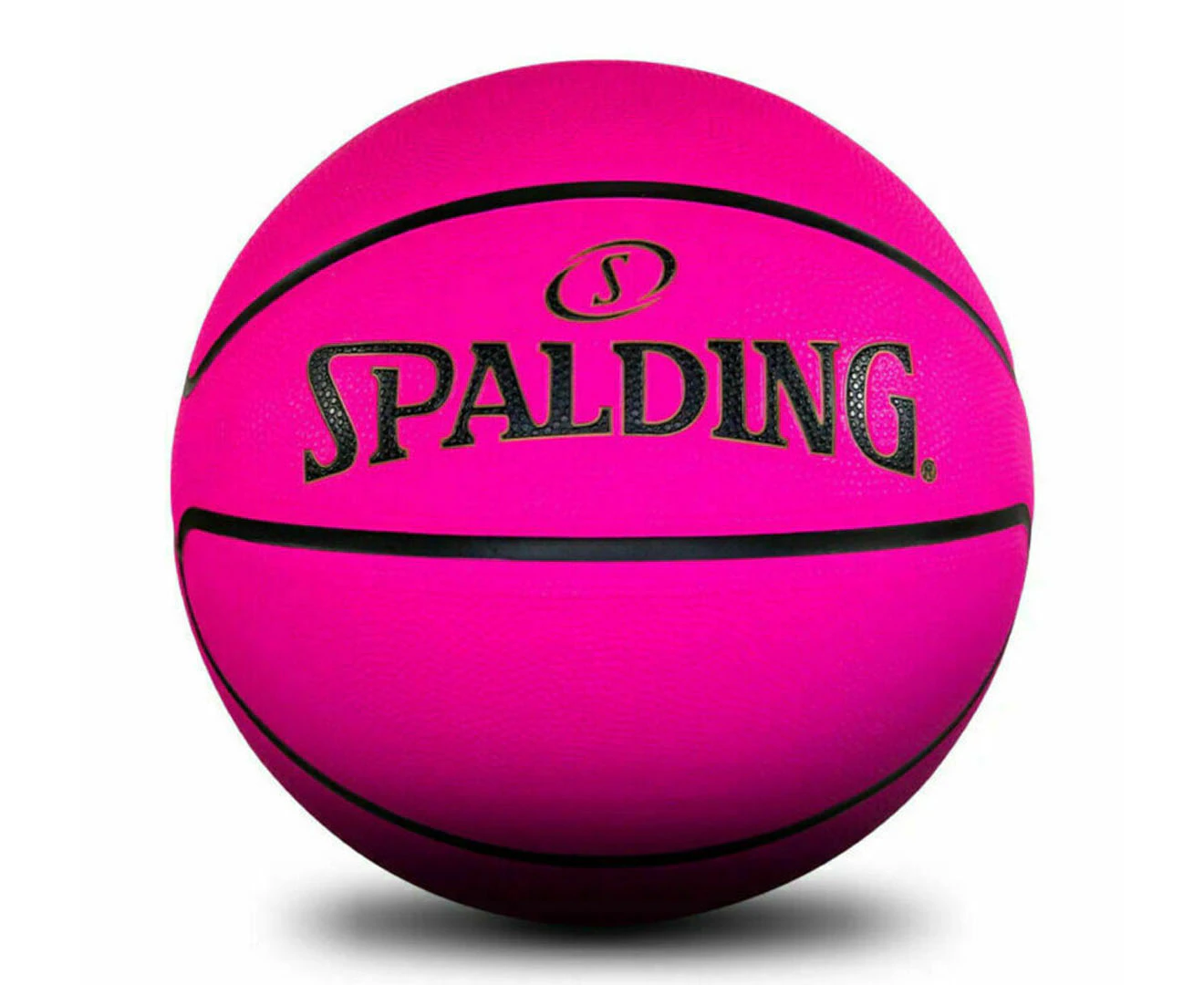 Spalding Fluro Size 6 Basketball - Pink