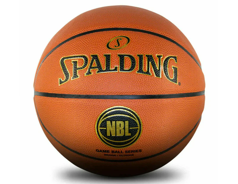 Spalding NBL Size 7 Replica Game Basketball - Orange