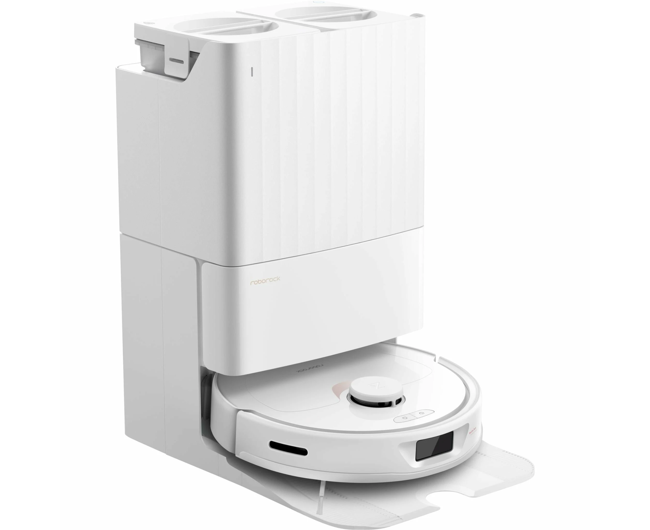 Roborock Q Revo Vacuum Cleaner & Empty Wash Dock - White