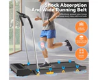 ADVWIN Treadmill Under Desk Walking Pad w/400mm Running Belt, Electric Foldable Walking Running Machine for Home Office Exercise Fitness