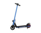 Electric Scooter 130W 16KM/H LED Light Folding Portable Riding Commuter Blue