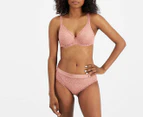 Berlei Women's Barely There Lace Contour Bra - Dusty Pink