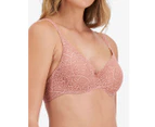 Berlei Women's Barely There Lace Contour Bra - Dusty Pink