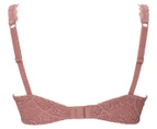 Berlei Women's Barely There Lace Contour Bra - Dusty Pink