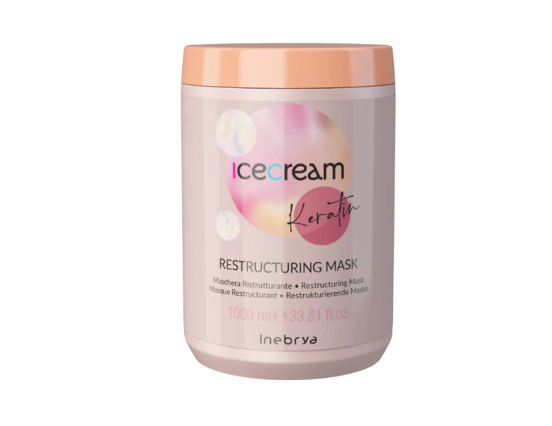 Inebrya Ice Cream Keratin Restructuring Mask 1000mL