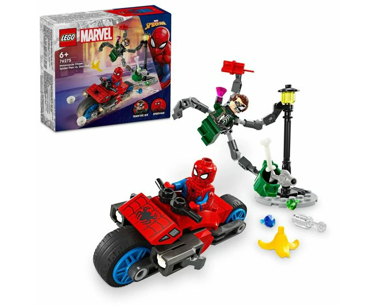 LEGO Marvel Super Heroes Motorcycle Chase: Spider-Man vs. Doc Ock (76275)